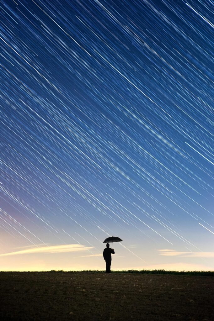 star, night, rain, umbrella, weather, sky, nature, night sky, mystical, blue sky, rain, rain, rain, rain, rain